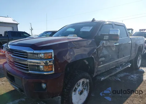 2016 Chevrolet Silverado 2500Hd High Country из США, поврежденный, VIN 1GC1KXE82GF162306